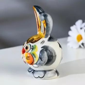 Сувенир "Заяц кроха" цвет гжель