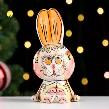 Сувенир "Заяц тедди", цвет гжель