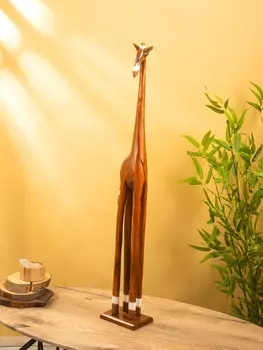 Сувенир «Жираф», 1710100 см, дерево, коричневый