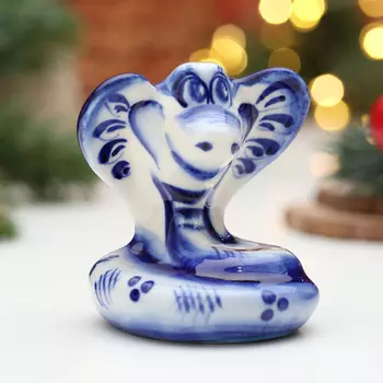 Сувенир "Змей Серафим", гжель, 7,5 см