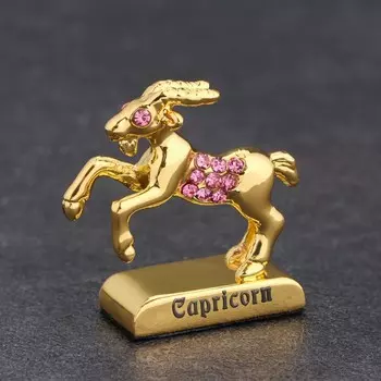 Фигурка знак зодиака «Козерог», с кристаллами