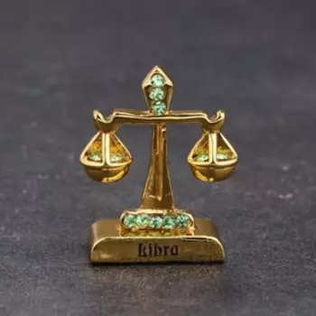 Сувенир знак зодиака "Весы", с кристаллами
