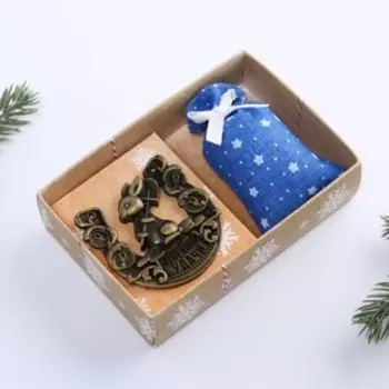 Сувенирная подкова 2023 и аромасаше «Денежной удачи», набор