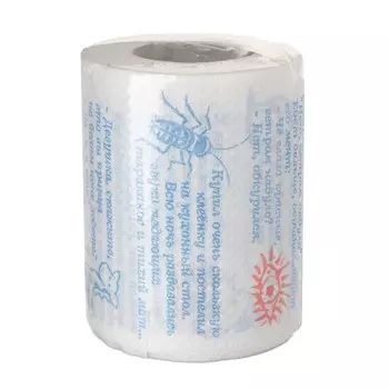 Сувенирная туалетная бумага "Анекдоты", 3 часть, 9,5х10х9,5 см