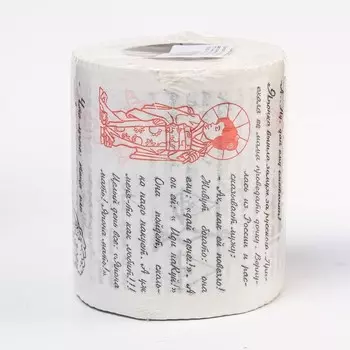 Сувенирная туалетная бумага "Анекдоты", 5 часть, 9,5х10х9,5 см