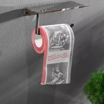 Сувенирная туалетная бумага "Эротические гравюры", 1 часть, 9,5х10х9,5 см