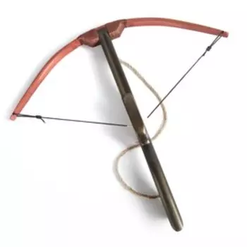 Сувенирное деревянное оружие "Арбалет", взрослый, чёрный, массив ясеня, 64 см