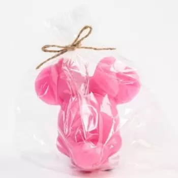 Свеча ароматическая, Минни Маус, розовая