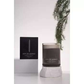 Свеча ароматическая Sofi De Marko Pepper Сedar, 500 г