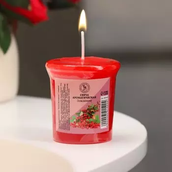 Свеча ароматическая Sweet Strawberry, сладкая земляника, 54.5 см