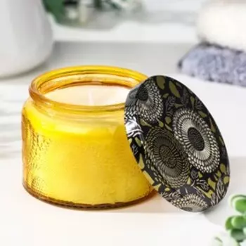 Ароматическая свеча в в банке Borneo amber, 57 см, амбра