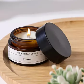 Ароматическая свеча в банке Hilton, соевый воск, 12 г