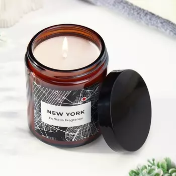 Ароматическая свеча в банке New York, кедр, мята, 250 г