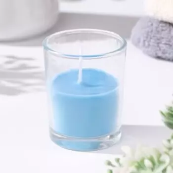 Свеча ароматическая в стакане 56 см, океан