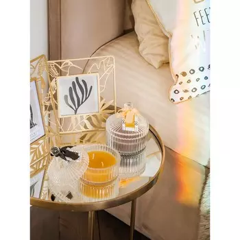 Свеча ароматическая в стекле BUTTER CAKE & VANILLA, 10.512 см