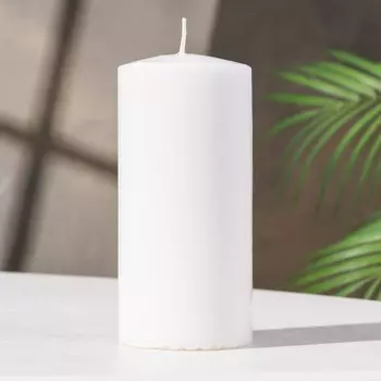 Свеча-цилиндр, 157 см, 70 ч, белый