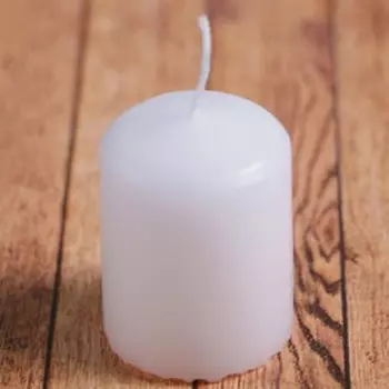 Свеча-цилиндр, 45 см, 7 ч, 47 г, белая