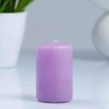 Свеча - цилиндр, 46 см, 9 ч, лаванда