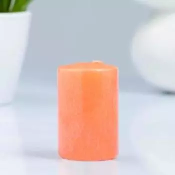 Свеча - цилиндр, 46 см, 9 ч, лососёвая