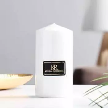 Свеча-цилиндр, 714 см, белая