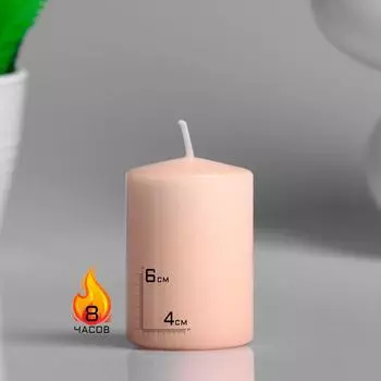 Ароматическая свеча-цилиндр «Сандаловое дерево», 46 см