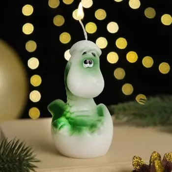 Свеча "Дракоша в яйце", 2,5х10 см