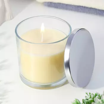 Ароматическая свеча в стакане «Ванильный лайм. ГИГАНТ», соевый воск, 1010 см