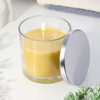 Ароматическая свеча в стакане «Ванильный кекс. ГИГАНТ», соевый воск, 1010 см