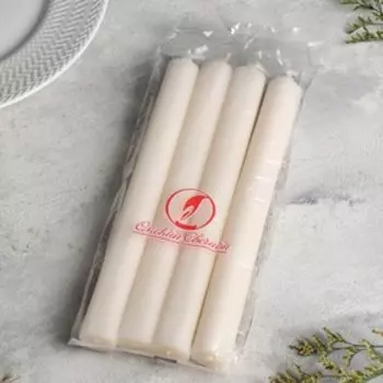 Набор свечей хозяйственных, 2.424.5 см, 12 ч, 100 г, 4 шт.