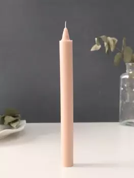 Ароматическая свеча парафиновая хозяйственная, 219 см, 55 г, капучино