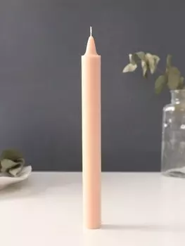 Ароматическая свеча парафиновая хозяйственная, 219 см, 55 г, ваниль