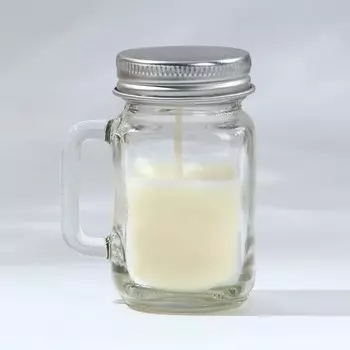 Ароматическая свеча в стекле, аромат бергамот,7,2 х 5,5 х 4 см.