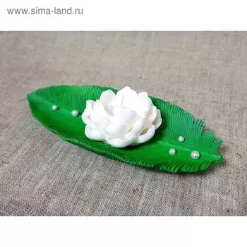 Свеча на подставке"Тропикана " белая