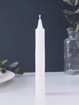 Свеча парафиновая бытовая 50 г, 17 см, 7-8 ч