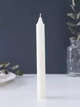 Свеча парафиновая бытовая 60 г, 20 см, 8-9 ч