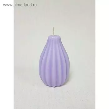 Свеча "Ручная работа" Интерьерная "Луковица малая" 70*110 Сиреневая