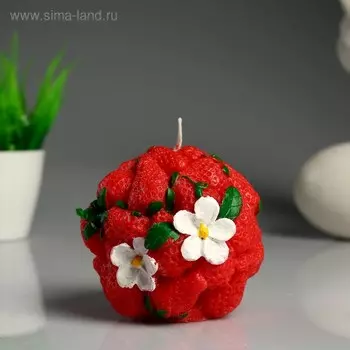 Свеча- шар "Клубника" ароматичекая