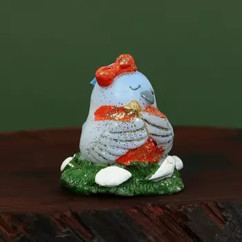 Новогодняя свеча «Снегирь», 6 х 5.5 см