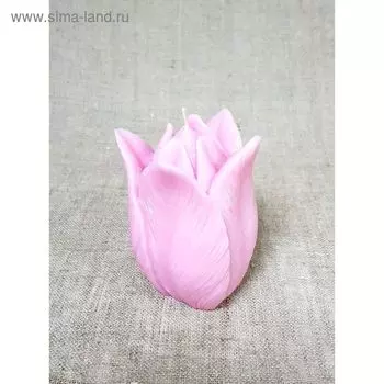 Свеча "Тюльпан" 10,5*7,5 розовый