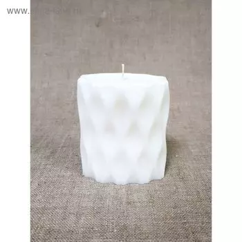 Свеча "Волна" 9,5х11,5см, белая