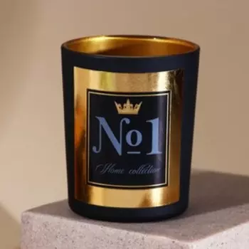 Свеча в стакане "№1 Home collection"