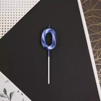 Свеча для торта, цифра «0», 11,5 х 2,3 см