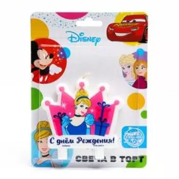 Свеча в торт "С Днем Рождения", Принцессы