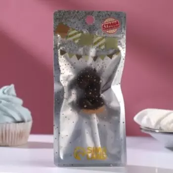 Свеча в торт "Шоколадная глазурь", цифра "3" , 3,8 см