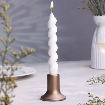 Свеча витая, 2.519 см, белая