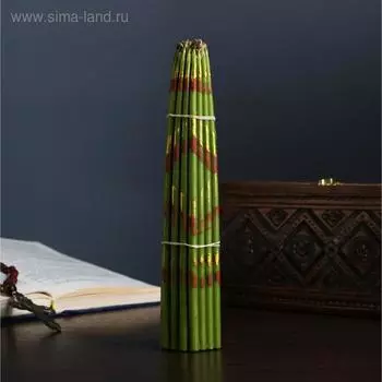 Свечи иерусалимские зеленые