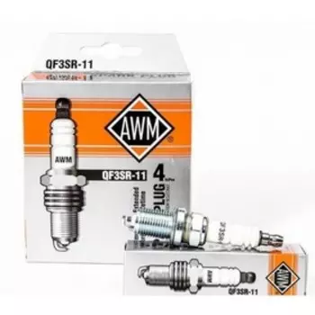 Свечи зажигания AWM, QF3SR-11, медь, набор 4 шт