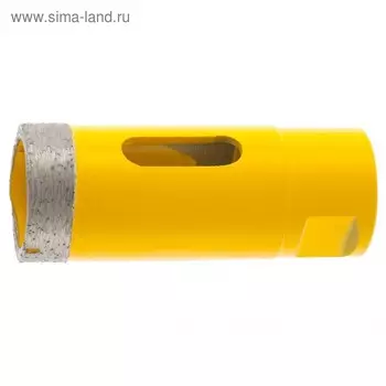 Сверло алмазное DENZEL, по керамограниту, 30мм, мокрое резание, М14