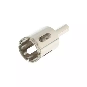 Сверло алмазное по стеклу и керамике ТУНДРА, трехгранный хвостовик, 2865 мм