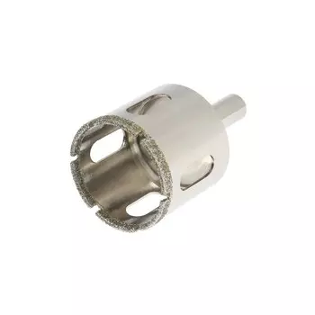 Сверло алмазное по стеклу и керамике ТУНДРА, трехгранный хвостовик, 3865 мм